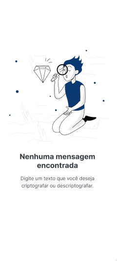 Nenhuma mensagem encontrada